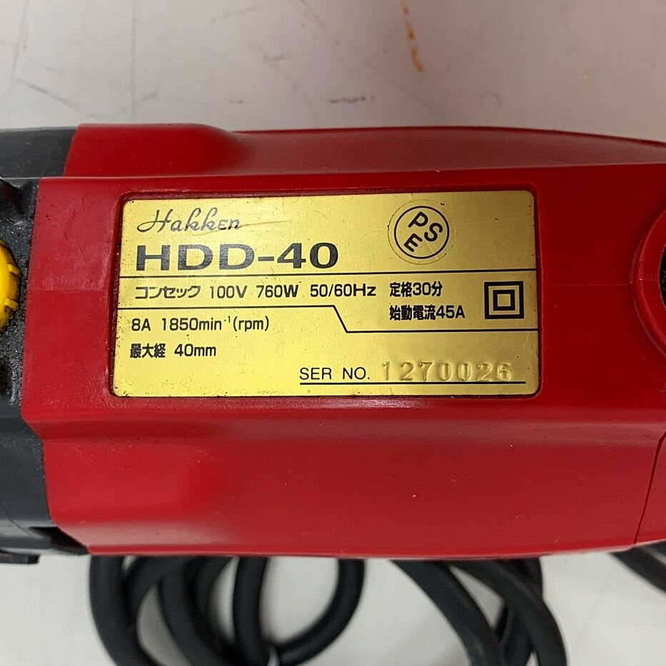 ♭♭HOKKEN 乾式コアドリル HDD-120 レッド - メルカリ