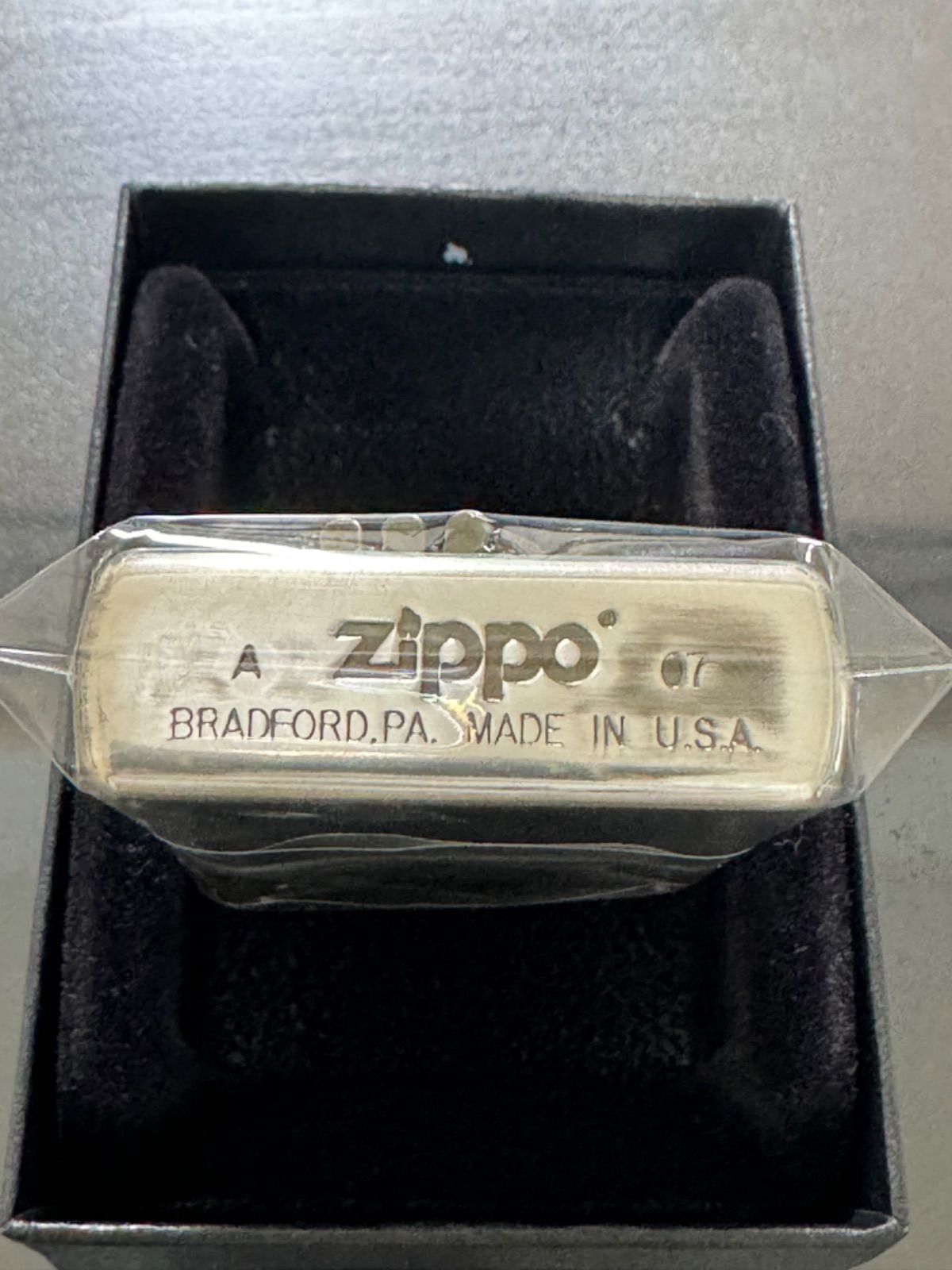 zippo 仮面ライダー NO.1 サイクロン 立体メタル MASKED RIDER 2007年製 FIRST IMPACT CYCLONE 2面加工  特殊加工品 デットストック シルバーインナー 同年代 2007年製 ケース 保証書