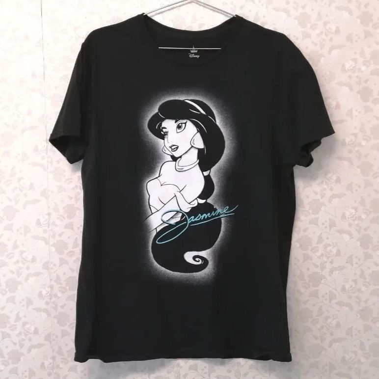 ディズニープリンセス ジャスミン プリントTシャツ レディースL