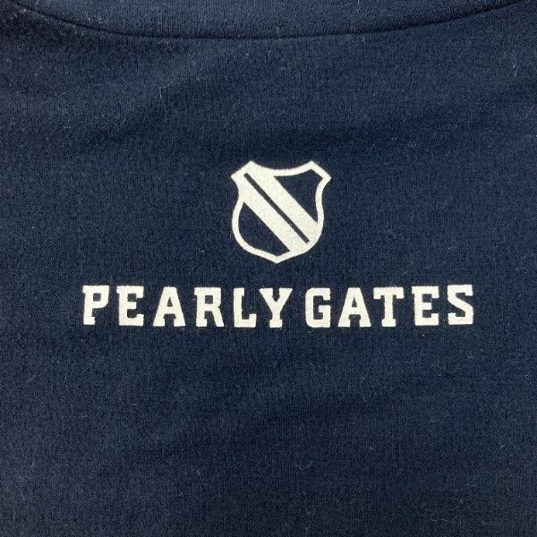 PEARLY GATES パーリーゲイツ ハイネック 長袖 Tシャツ ネイビー系 1 