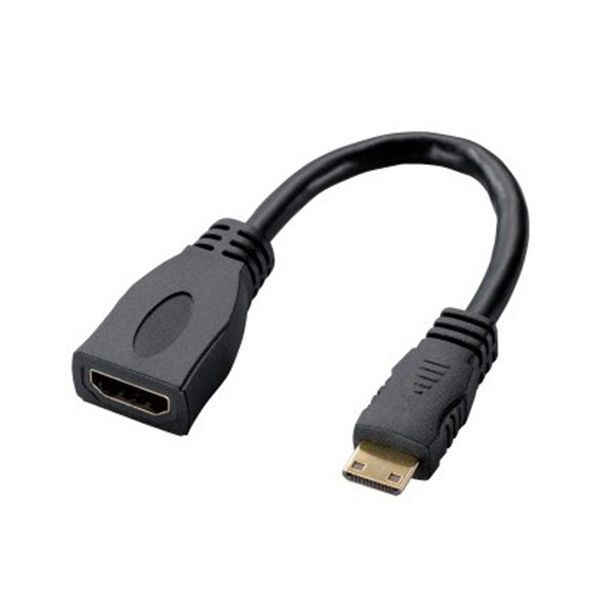 （まとめ） エレコム タブレットPC用HDMI変換ケーブル（タイプA-タイプC） ブラック TB-HDAC2BK 1本 