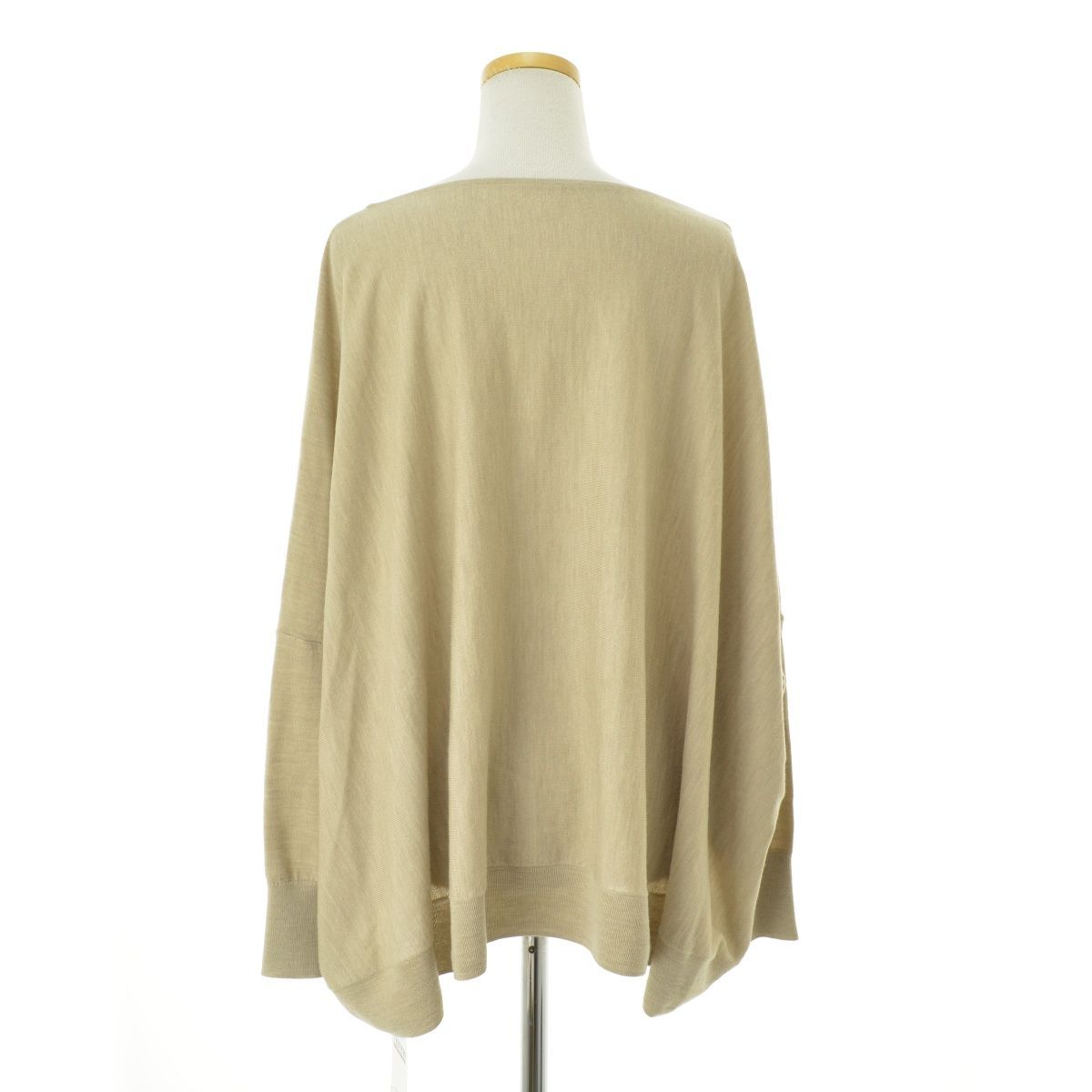 L'APPARTEMENT】22AW 22080560100530 B/N Volume Knit ボートネック