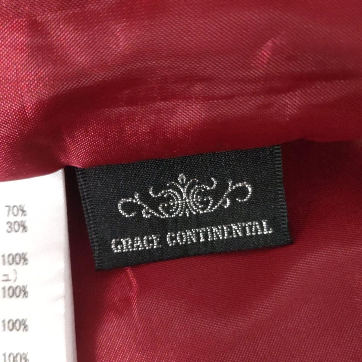 グレースコンチネンタルノースリーワンピース38サイズ！ GRACE CONTINENTAL 「GRACE CONTINENTAL」 ノースリーブ