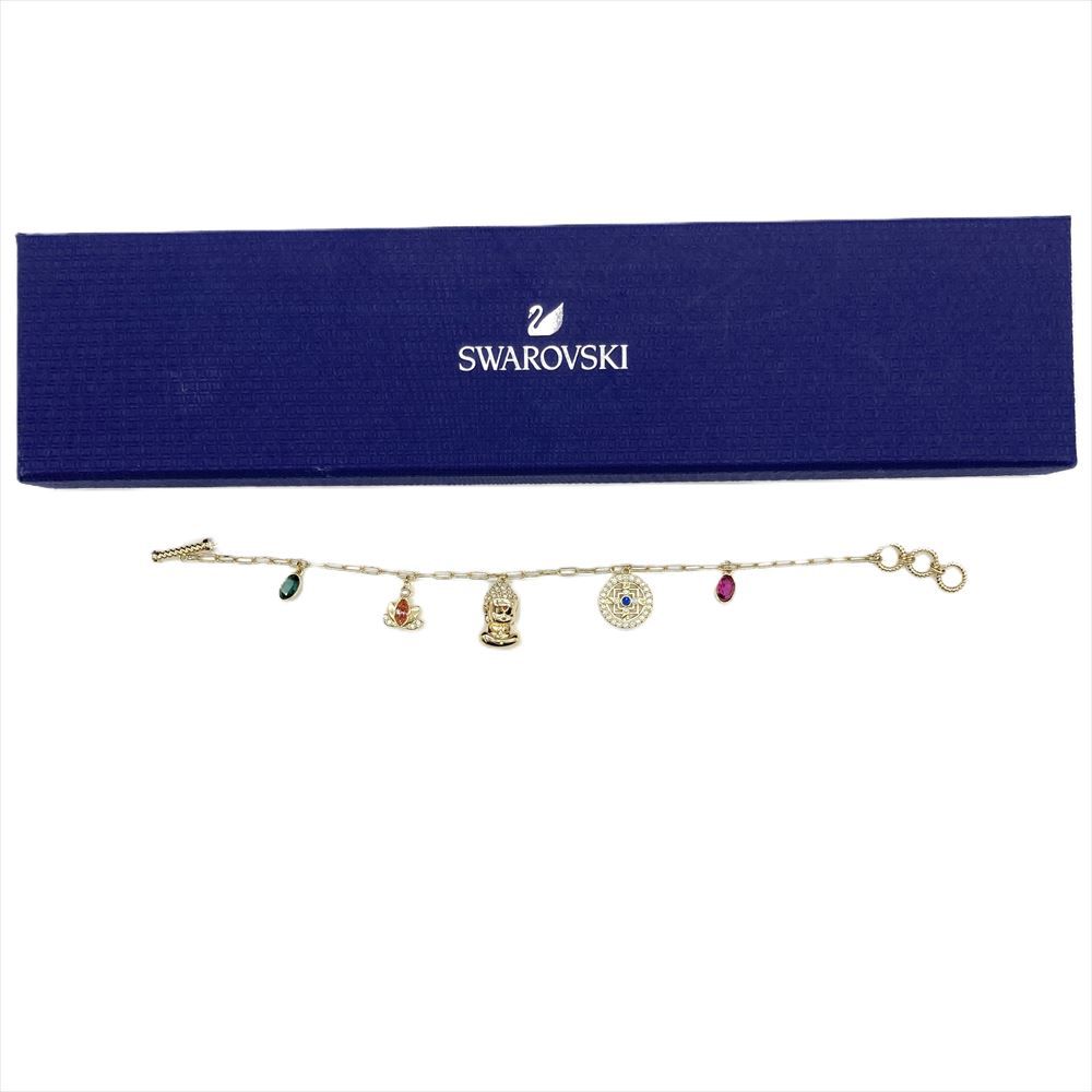 スワロフスキー SWAROVSKI Symbolic Buddha ブレスレット メタルg