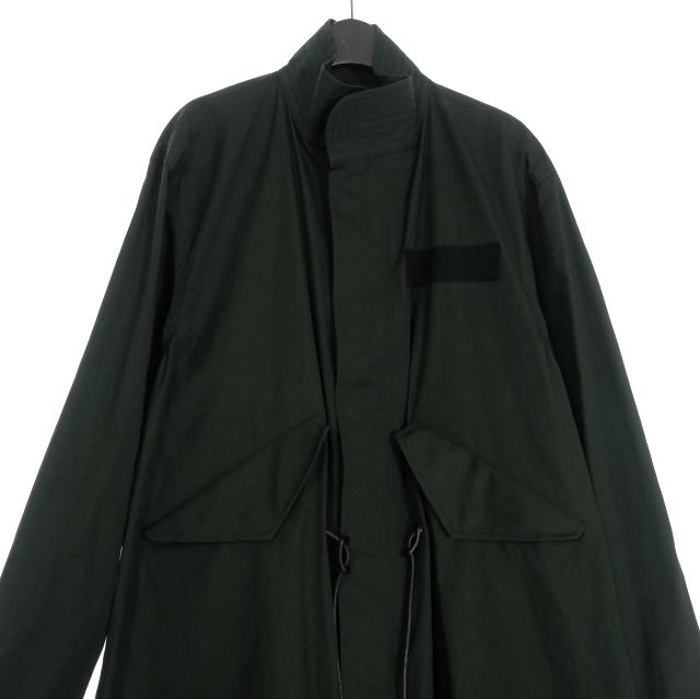 ［美品］22AW サカイ　モッズコート　048 サイズ3 ダブルジップ　ブラック 美品］22AW サカイ モッズコート 048 サイズ3 ダブルジップ