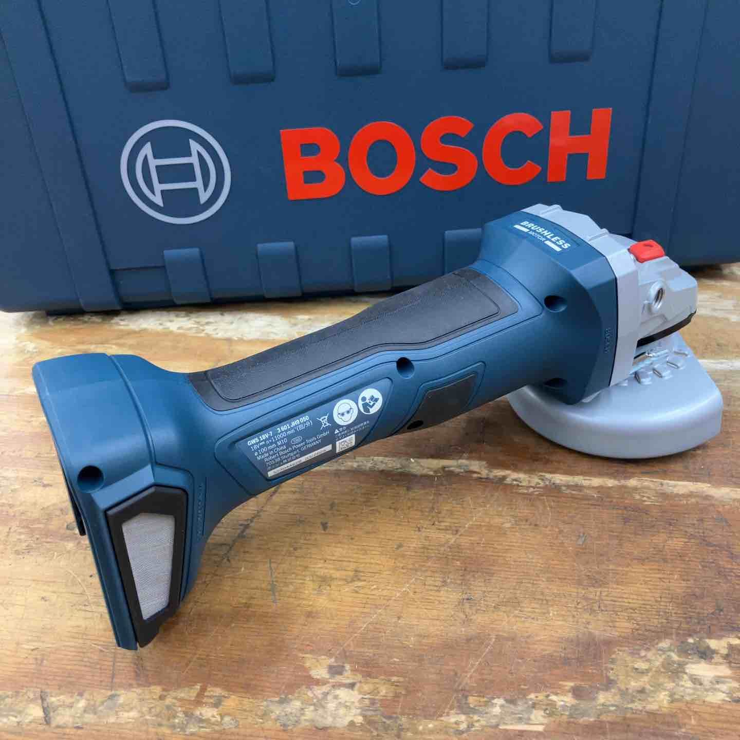  ボッシュ BOSCH 18 Vコードレスディスクグラインダー 5 0 Ahバッテリー 充電器 キャリングケース付き GWS V 7 柏店 グラインダー 研磨機