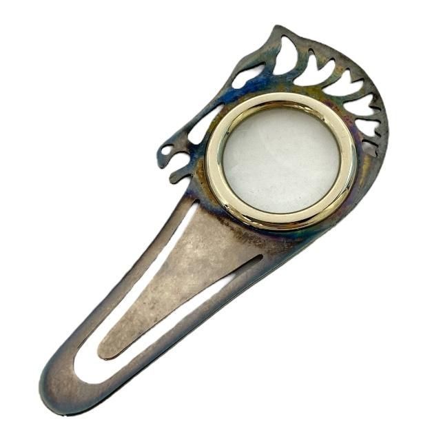 HERMES エルメス シュバル ルーペ 拡大鏡 ブックマーカー 馬 ホース