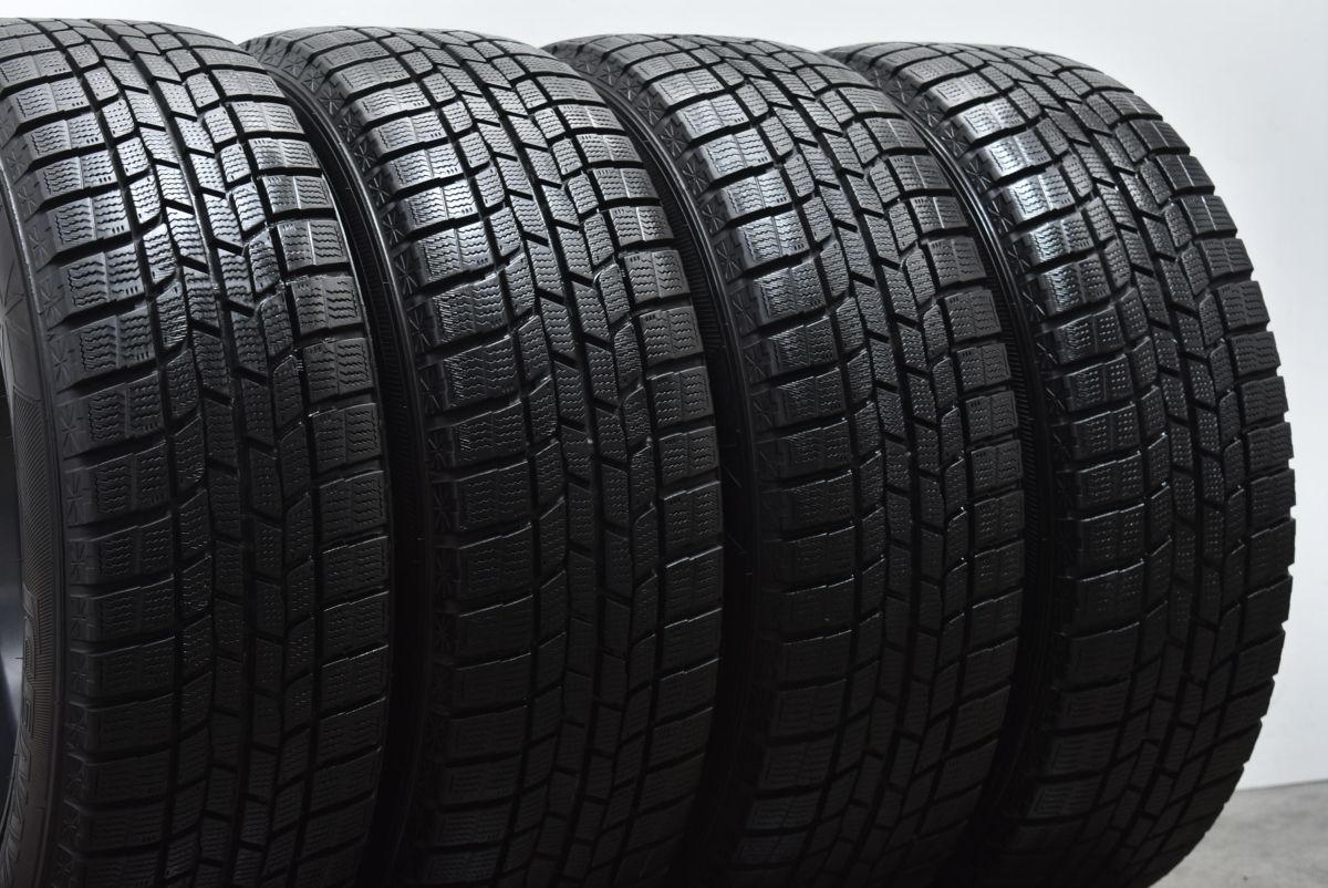 【美品 バリ溝】ZACK 17in 7J +48 PCD114.3 グッドイヤー アイスナビ6 215/60R17 レクサスUX C-HR カローラクロス エルグランド CX-30