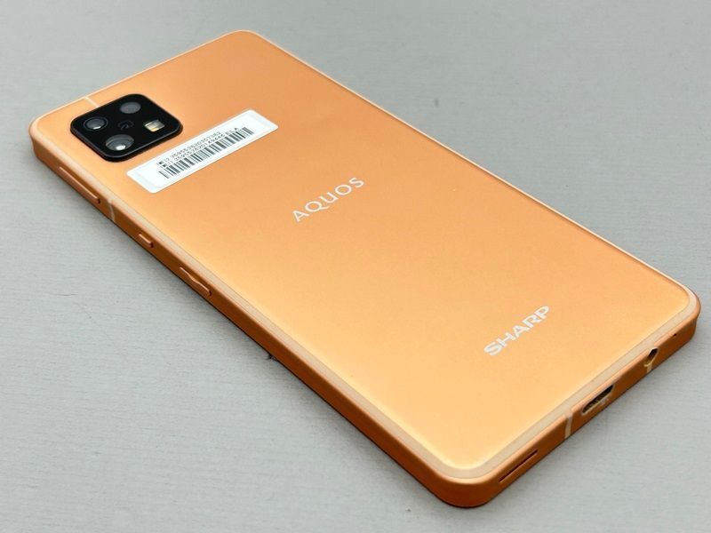 SH-M19 128GB AQUOS sense6 利用制限○ SIMフリー ライトカッパー mineo アクオス J149446-スマートホン スマートフォン スマホ 携帯電話 白ロム 本体