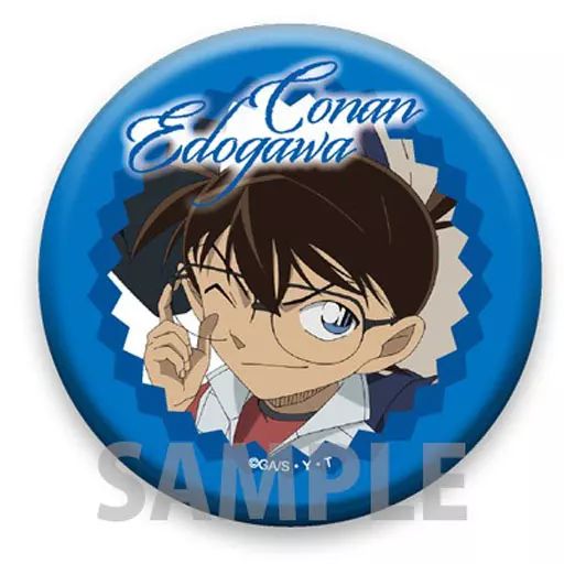 中古】バッジ・ピンズ(キャラクター) 江戸川コナン(ローマ字名前入り