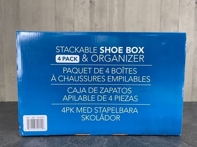 未使用】シューズボックス Costco コストコ 2322025 3個セット クリア