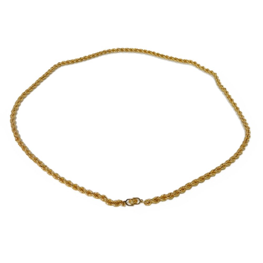 Dior ディオール スピガ ロング チェーン GP メッキ ヴィンテージ 80cm 