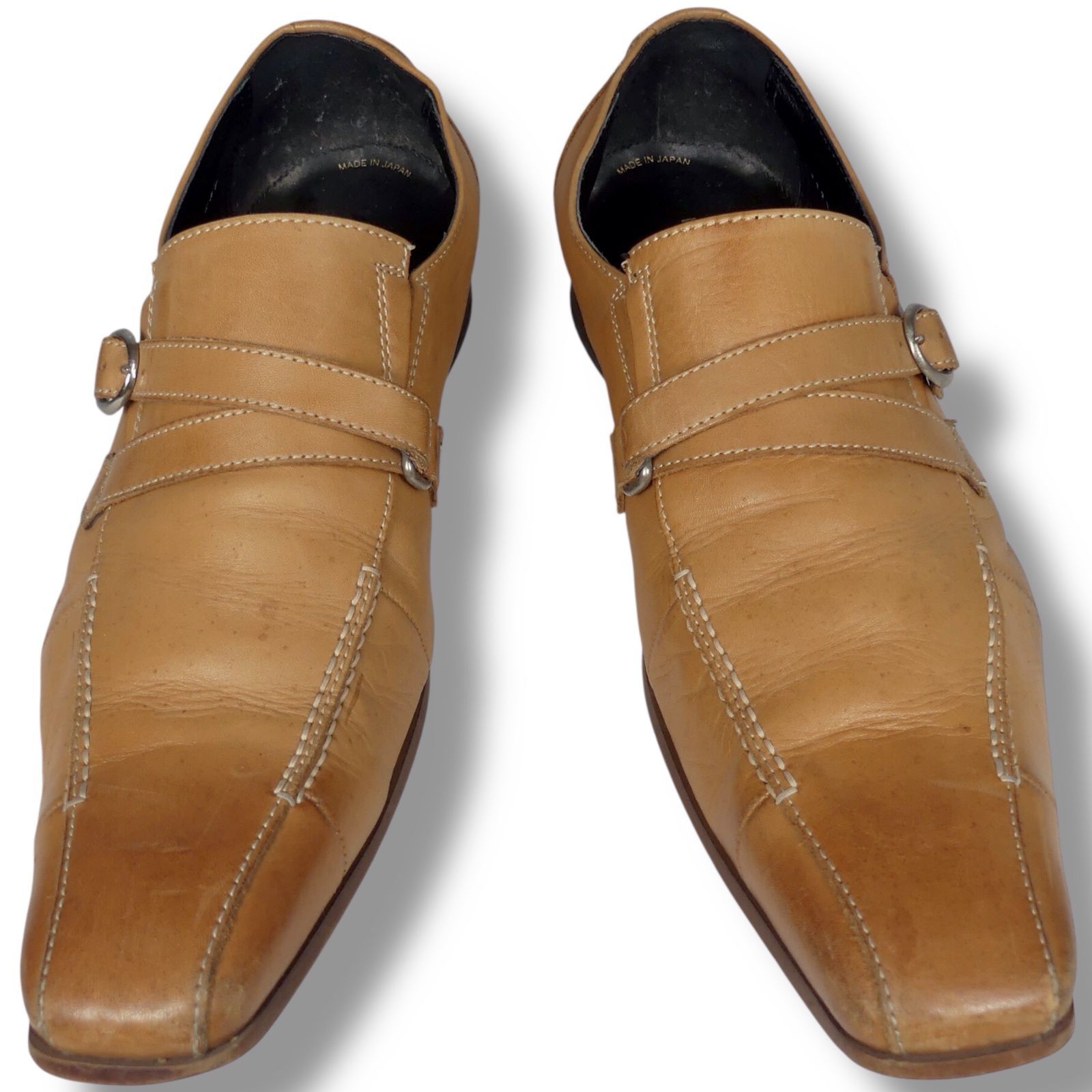 キャサリンハムネット モンクストラップ ビジネスシューズ 25.5