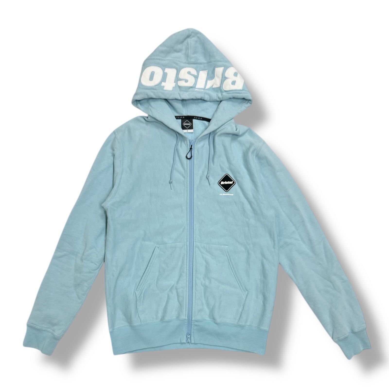 FCRB L HOOD LOGO ZIP UP TEAM SWEAT F.C.R.B./F.C.Real Bristol/FCRB