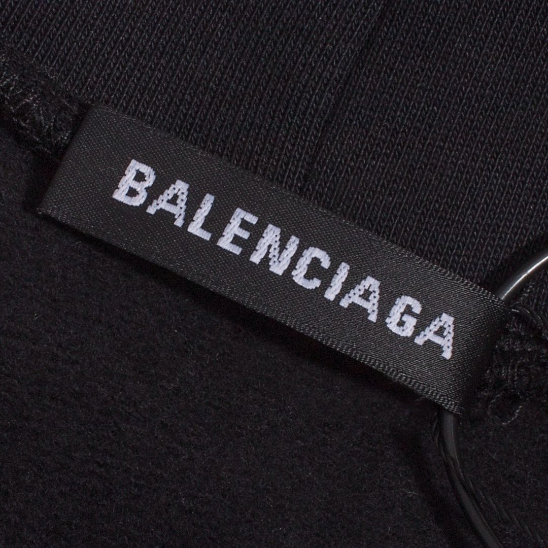 Balenciaga 多言語カラフルロゴプリントフード付きスウェットシャツ - メルカリ