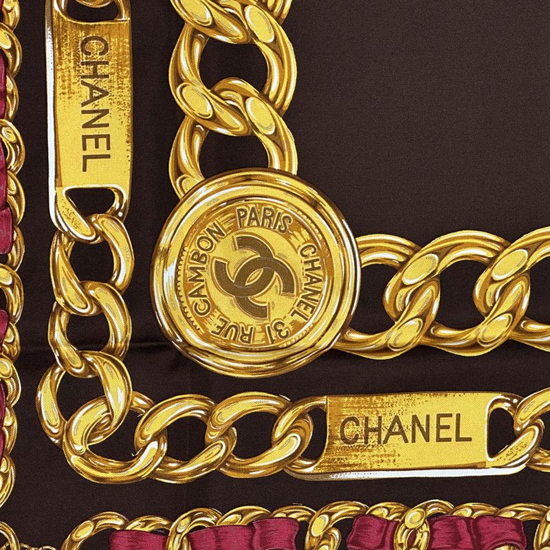 シャネル CHANEL スカーフ レディース ブランド カンボン ココマーク