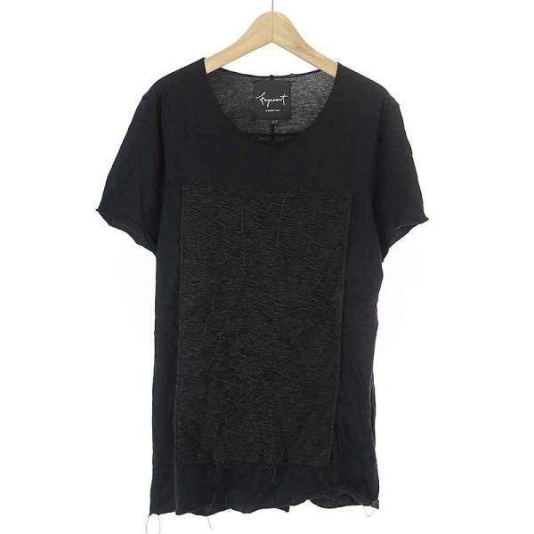 FAGASSENTファガッセン18SSTA2SKIMONOフロントデザインTシャツブラック 