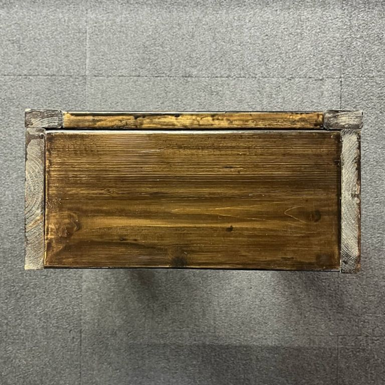 ボックス付き NV13ボックス用木枠 タイル装飾 一点もの メダカ水槽 STEELWINDOWSANDDOORS_COM