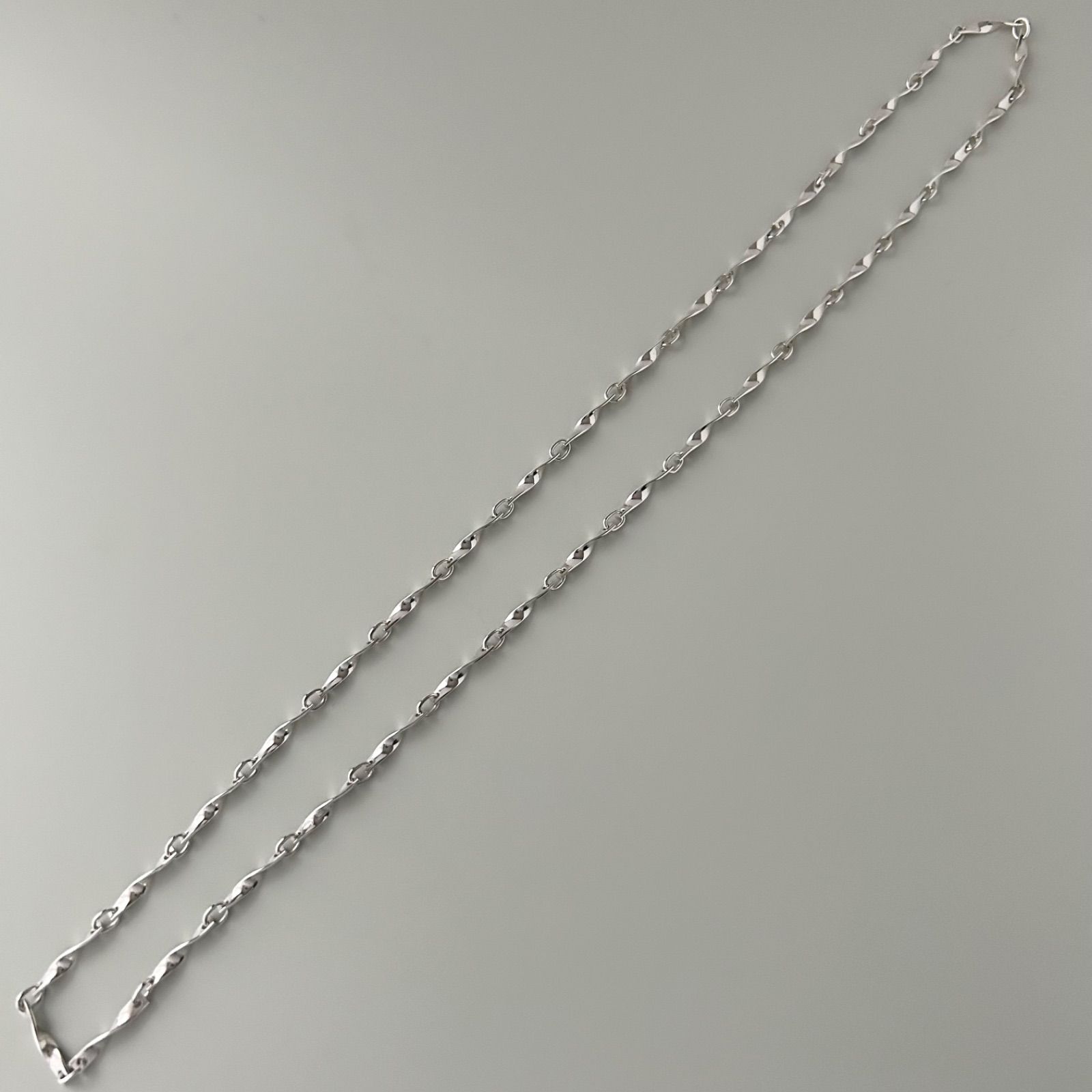 美品ツイストネックレス ♯283C ジョージジェンセン/  美品ツイストネックレス ♯283C ジョージジェンセン/GEORG JENSEN