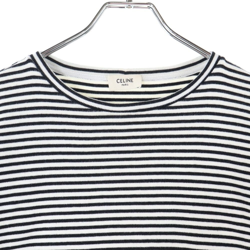 CELINE (セリーヌ) Border L/S Tee ボーダー長袖Tシャツ ロンT