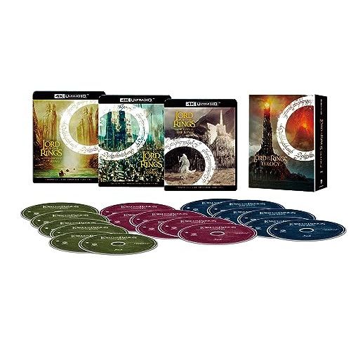 BD | イライジャ ウッド | ロード オブ ザ リング トリロジー フィルムコレクション 4K Ultra HD Blu-ray9枚 Blu-ray9枚