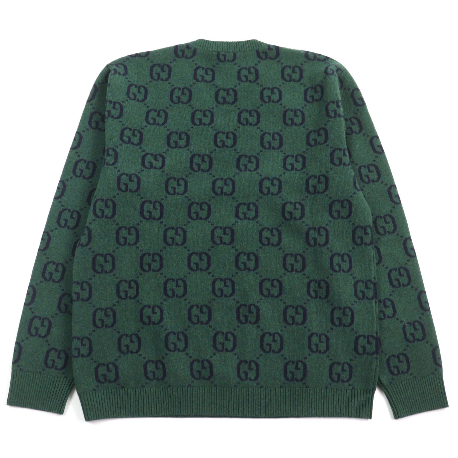 未使用品○GUCCI グッチ 22SS 678942 ウール100% GGジャガード V