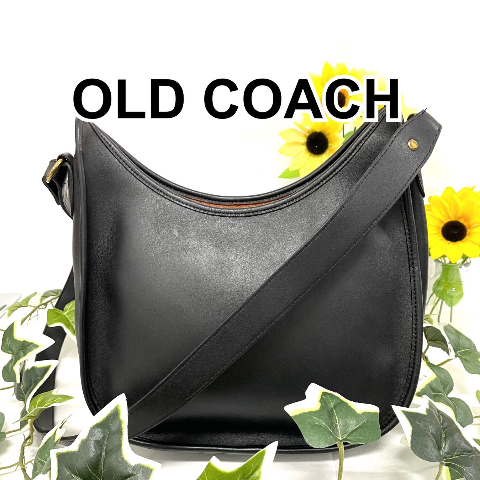 美品　OLDCOACH オールドコーチ コーチ ショルダーバッグ 9920 オールドコーチ OLD COACH ショルダーバッグ ブラック 9920