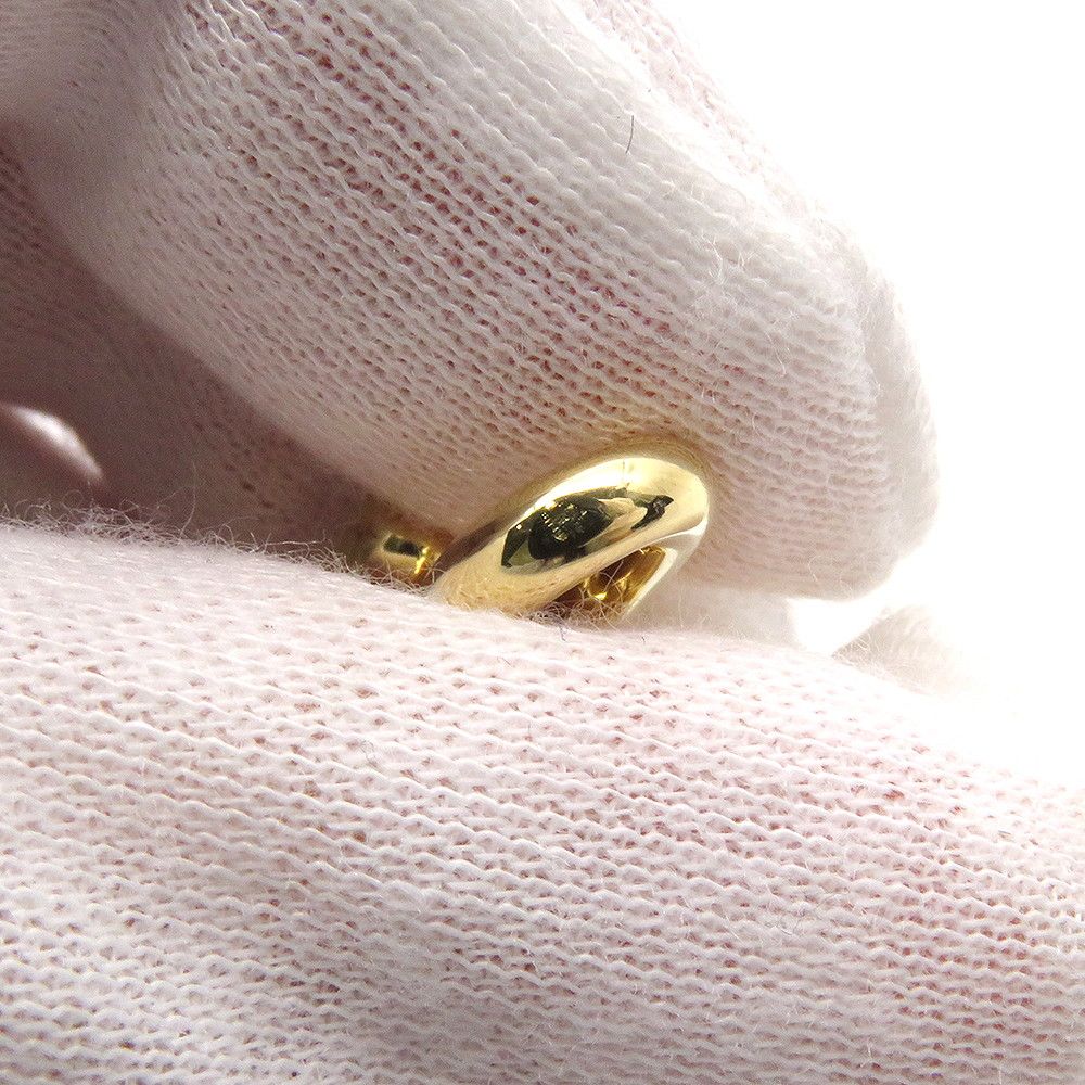 ティファニー ピアス ハードウェア ミディアム リンク ピアス K18YG  