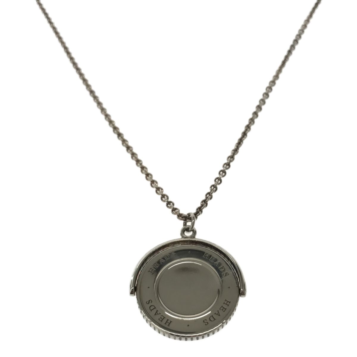 【希少最安値】ティファニー コインエッジ フリップ ネックレス　SV925 希少☆Tiffany＆Co. コインエッジ フリップ ネックレス sv925