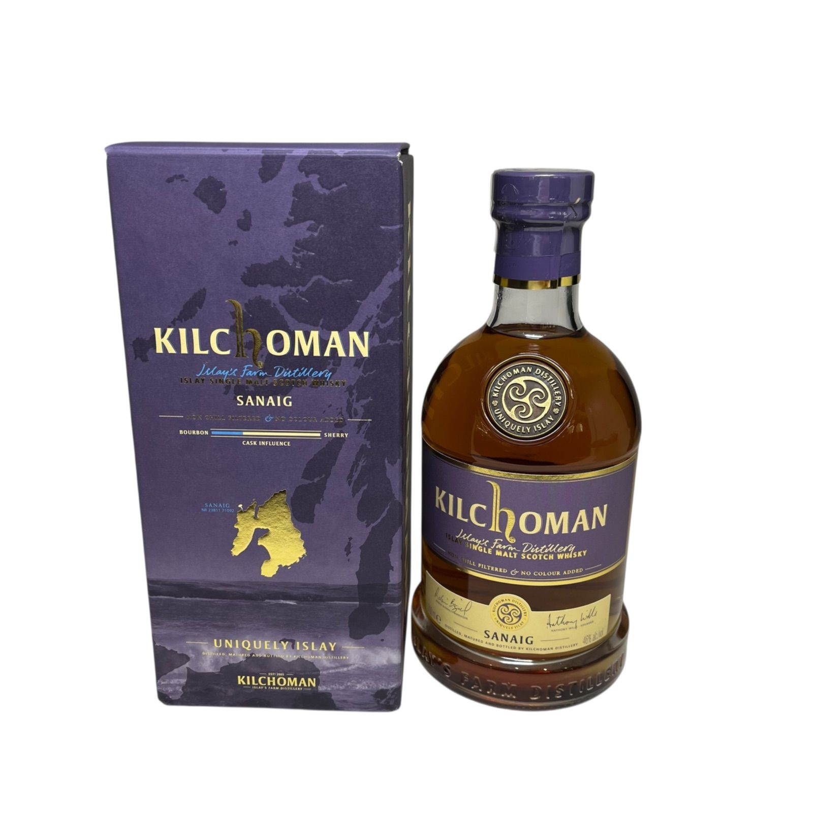 ウイスキー キルホーマン サナイグ 700ml/46% キルホーマン