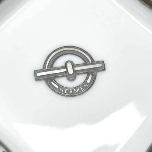 HERMES エルメス シシェーヌダンクル スクエア ミニプレート 陶器