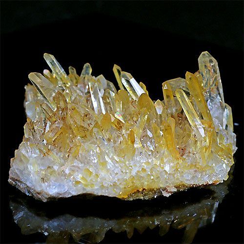 D122-8〕極上品 希少 アーカンソー州産 ゴールデンヒーラー クラスター