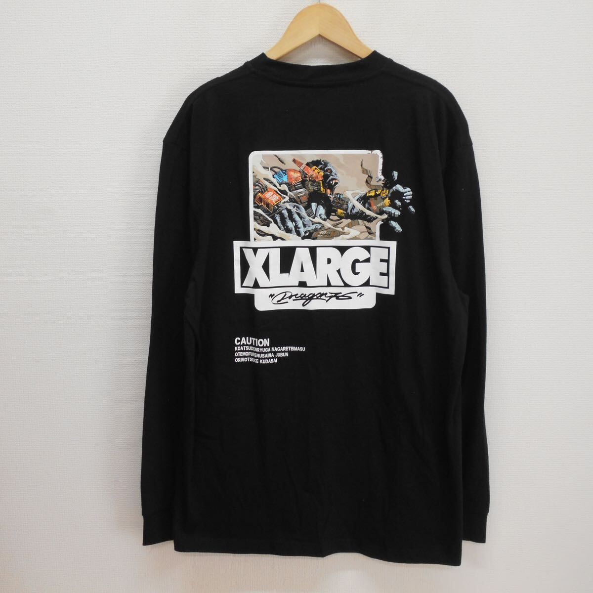 XLARGE x Dragon76 エクストララージ ドラゴンナナロク 23AW M1250 L/S Tee 長袖Tシャツ ロンT カットソー ロゴ グラフィック XL 10118613