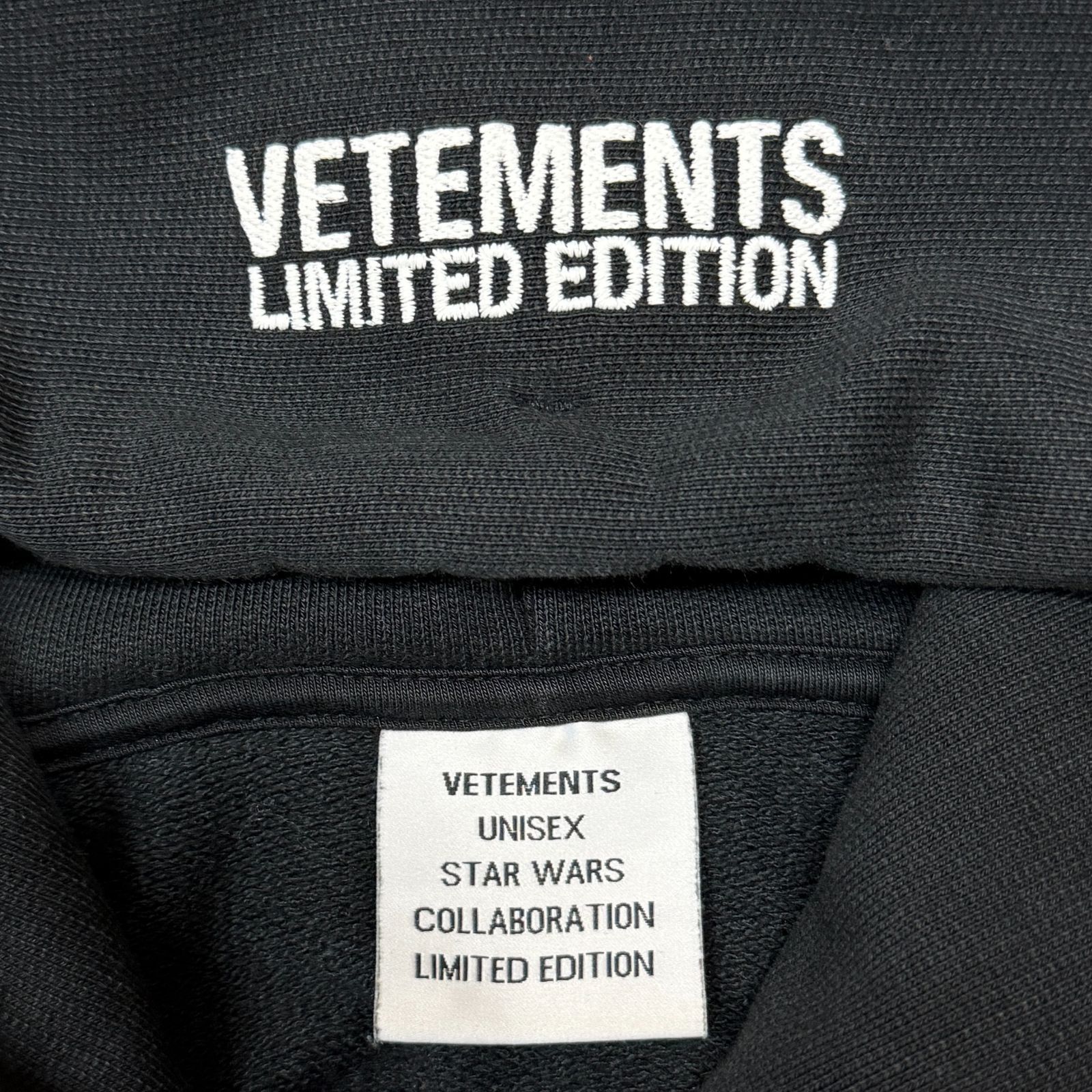 VETEMENTS × STAR WARS 20SS Movie Poster 3 Hooded Shirt ムービー 