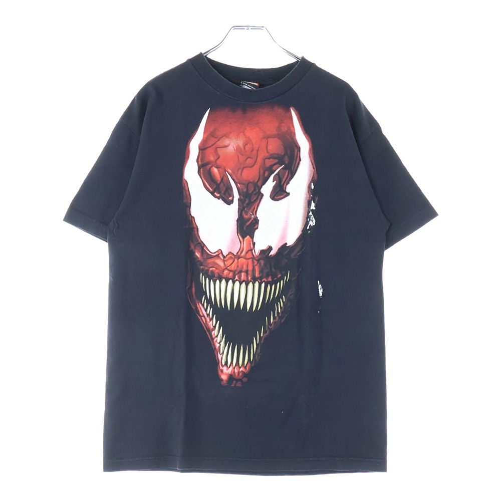 VINTAGE ヴィンテージ 00s MAVEL CARNAGE FACE TEE マーベル カーネイジ フロント プリント Tシャツ 半袖カットソーブラック