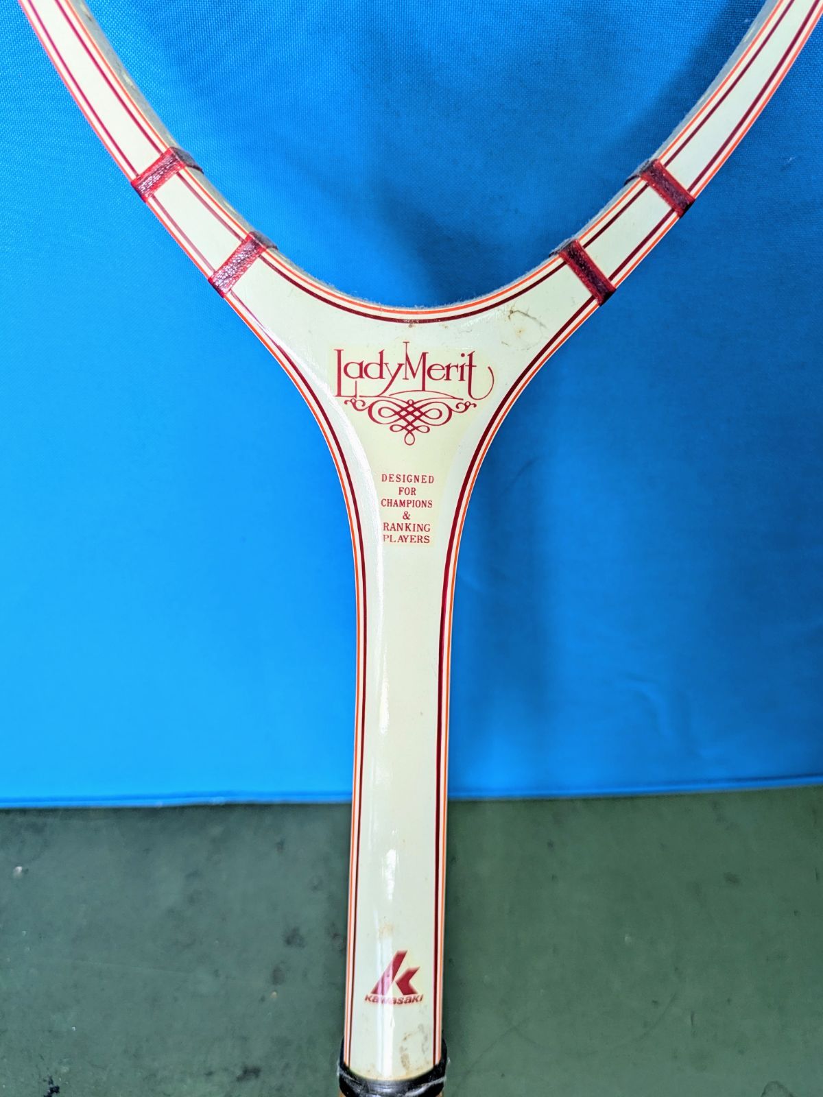 新品未使用】Kawasaki Lady Merit S-NO. 1400 軟式テニスラケット 昭和