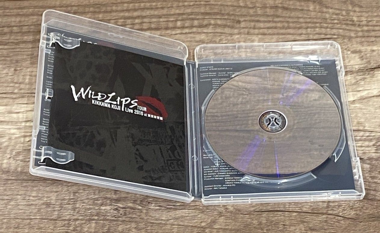現状品】吉川晃司 WILD LIPS TOUR Live 2016 東京体育館 DVD BD 