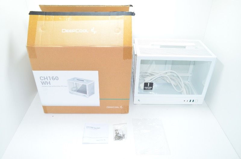 送料無料】 ディープクール DeepCool CH160 WH Mini-ITXケース