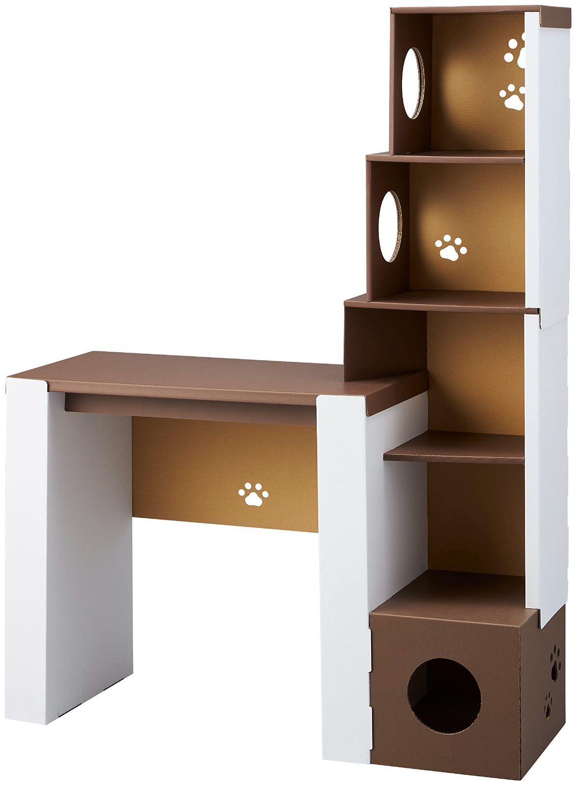★こねこさん専用★ デスク Amazon.co.jp: 猫用ベッド デスク用 高さのあるキャットハウス