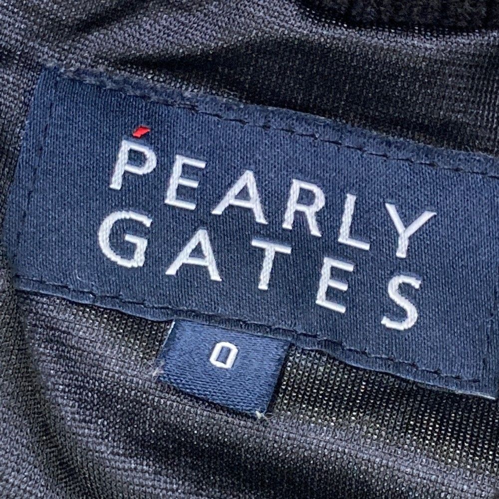 サイズ：0 PEARLY GATES パーリーゲイツ  裏地付 ニットベスト  ブラック系 [240101092628] ゴルフウェア レディース ストスト