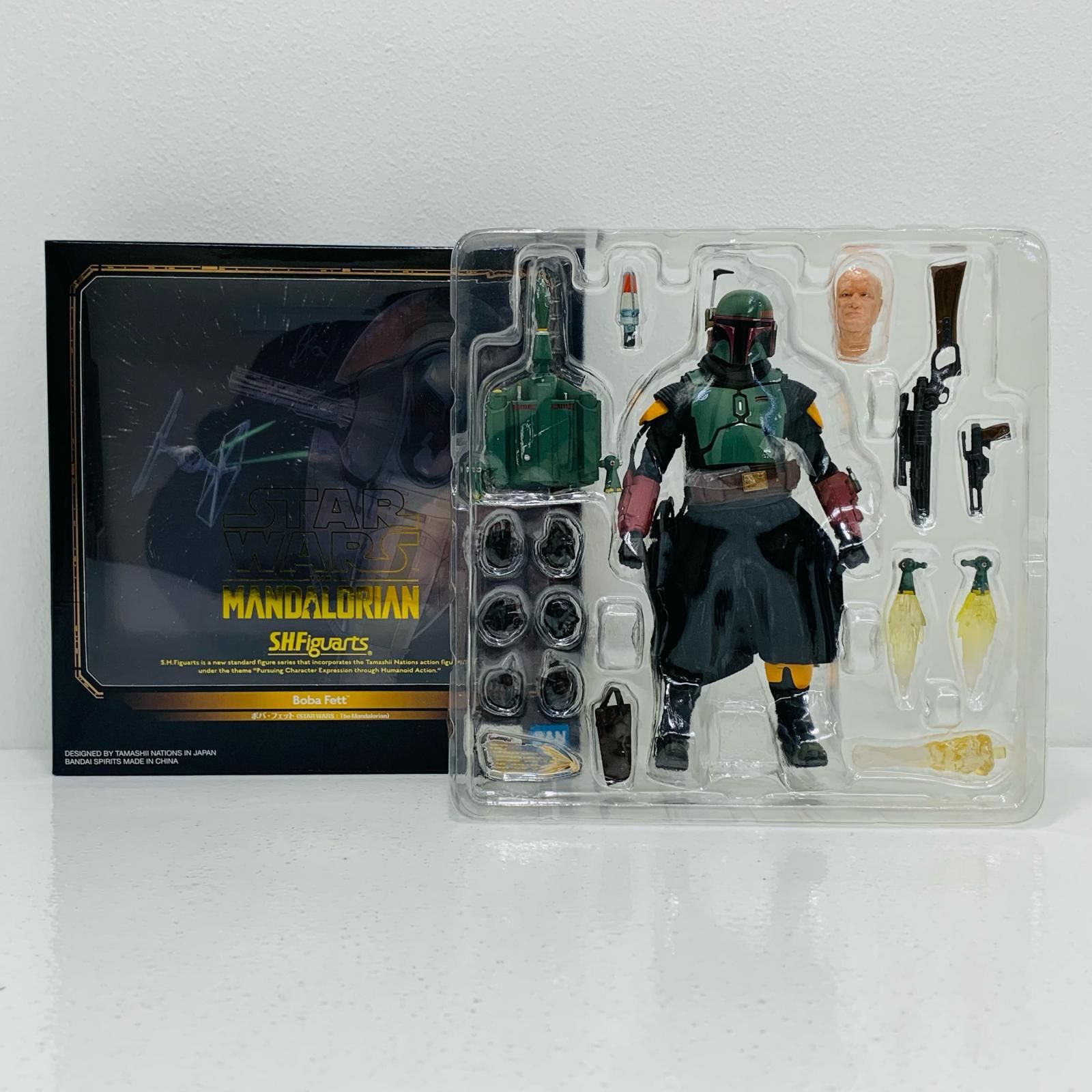 中古 フィギュア マンダロリアン ボバ・フェット S.H.Figuarts
