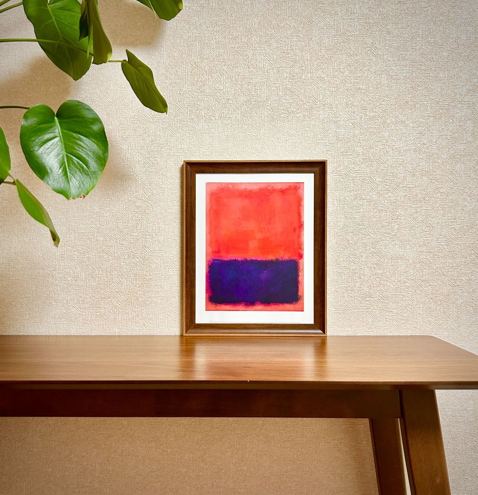 額装品/No.61（マーク・ロスコ）/アートポスター/モダンアート/抽象絵画 MARK ROTHKO (マーク・ロスコ) | No.61 Rust and Blue, 1953