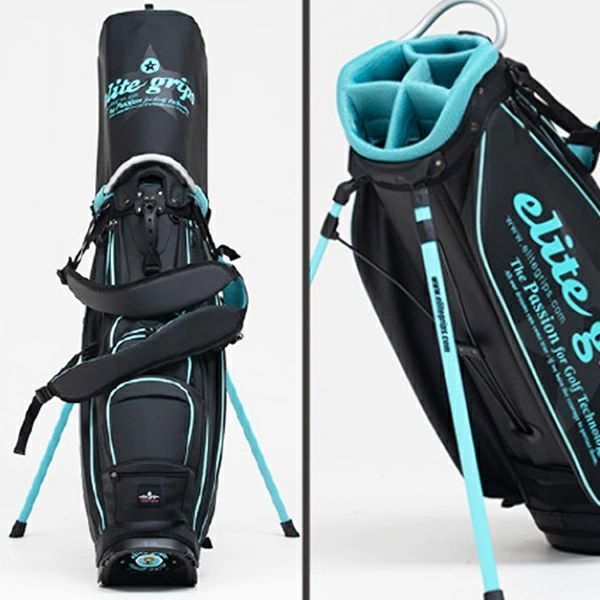  エリートグリップ elite grips 100本 軽量キャディバッグ Bタイプ ブラック EB9 5 25BK 9 5型 スタンドキャディバッグ Black ゴルフバッグ ウェッジ ゴルフバッグ キャディバッグ ゴルフ