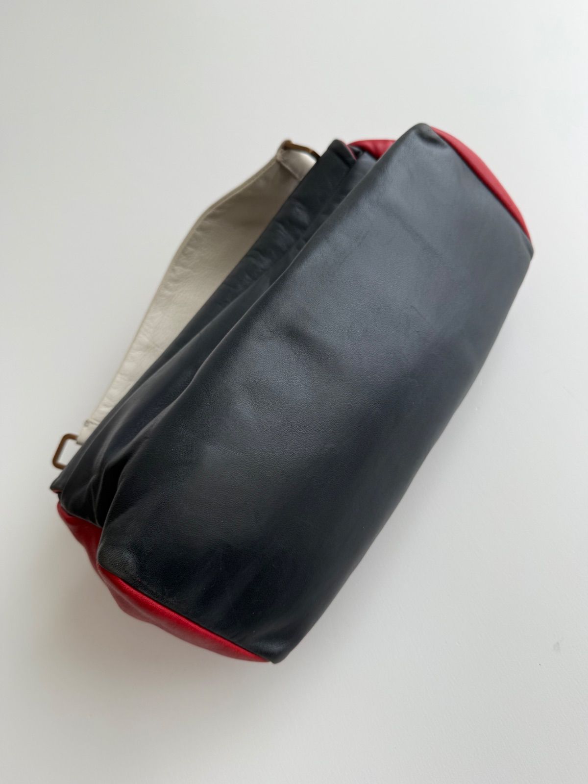 ✿ SS2001 PRADA DOCKING HAND BAG プラダ レザーハンドル レザー ハンドバッグ ドッキング アーカイブ archive バッグ prada
