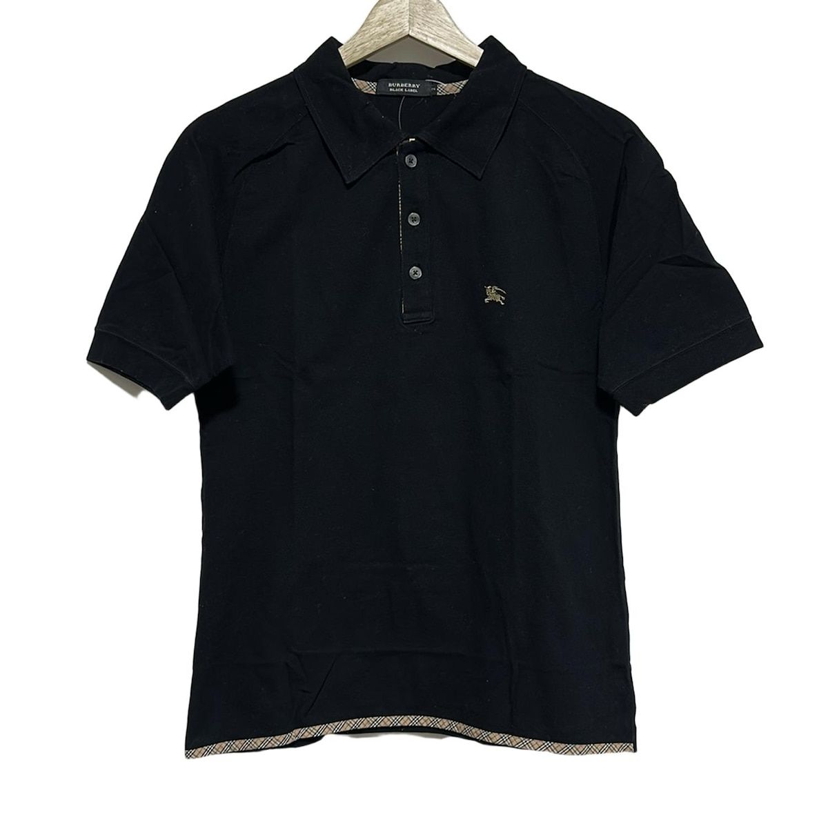 Burberry Black Label バーバリーブラックレーベル 半袖ポロシャツ サイズ2 M メンズ - 黒