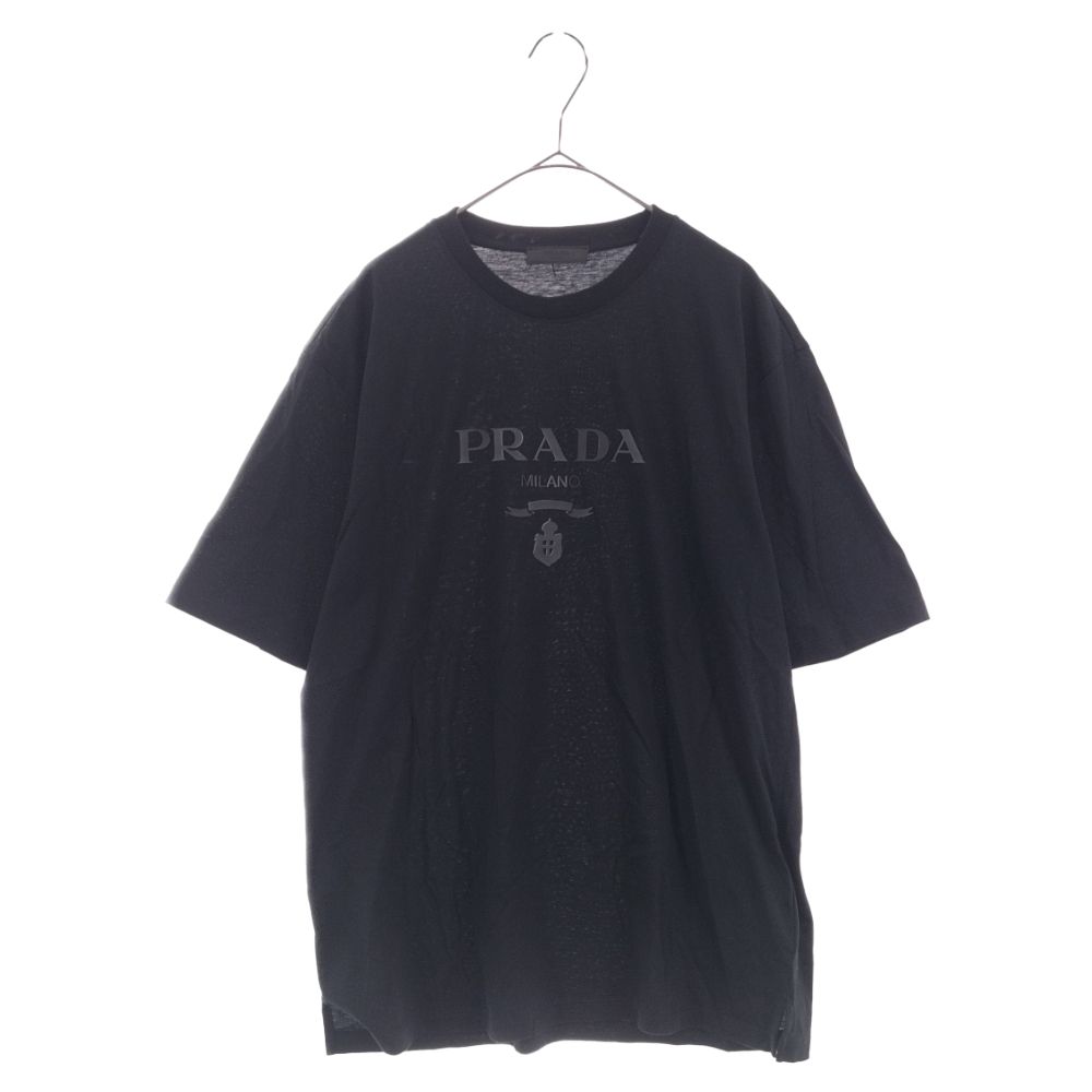 PRADA プラダ 22SS Raised Logo Round neck Tee レイズドロゴクルー