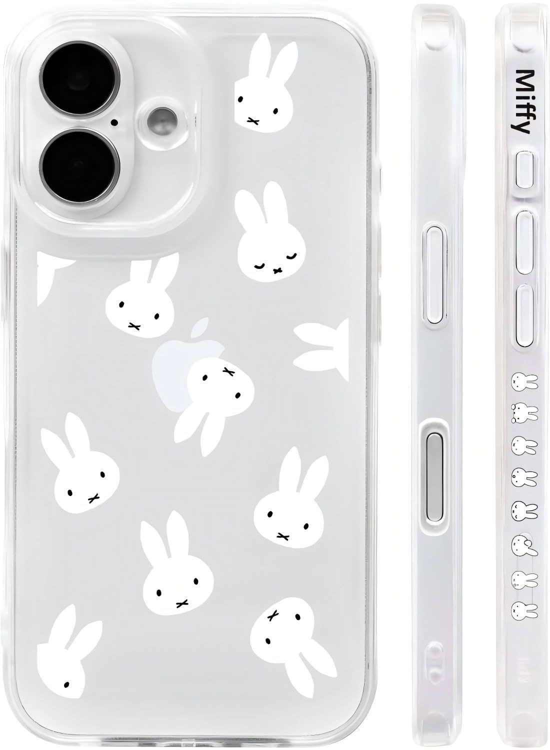 【在庫処分】かわいい おしゃれ カバー ケース ケース 側面設計 携帯 TPU レンズ保護 【全機種対応】 ワイヤレス充電対応 アイフォン16 指紋防止 キャラクター サイドデザイン スマホケース 