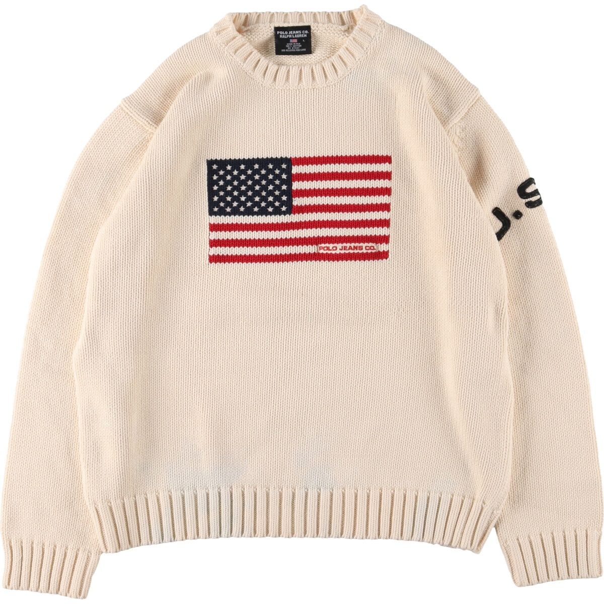 古着 ラルフローレン Ralph Lauren POLO JEANS COMPANY 星条旗柄 