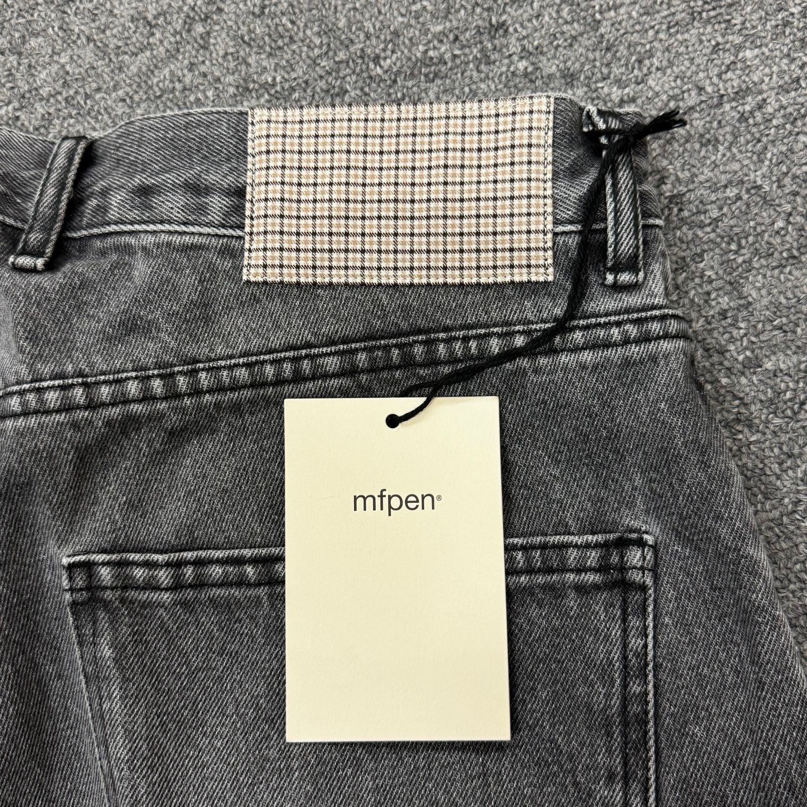 Mfpen グレー デニム ワイドパンツ Mfpen グレー デニム ワイドパンツ