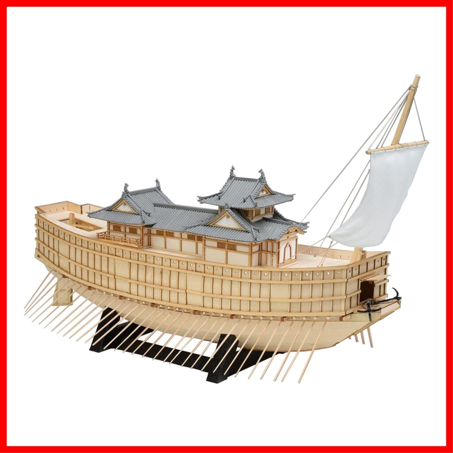 2022最新】木製模型 安宅船 組み立てキット 1/100 ウッディジョー インテリアショップ メルカリ